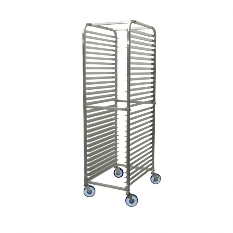 Product image #1 for Winco Mobile Aluminum Sheet Pan Rack, 30 Full-Size / 60 Half-Size Pan Capacity