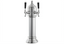 Thumbnail image #1 for Perlick Napoli Tower Air-Cooled Direct Draw Beer Dispensing Kit, 2 Faucets, Polished Chrome, Field Installation Kit
