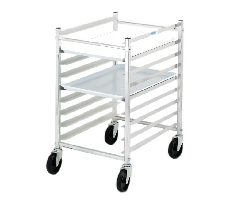 Product image #1 for Channel Manufacturing 425AKD Half-Height Knock-Down Aluminum End-Load Bun Pan Rack with Casters