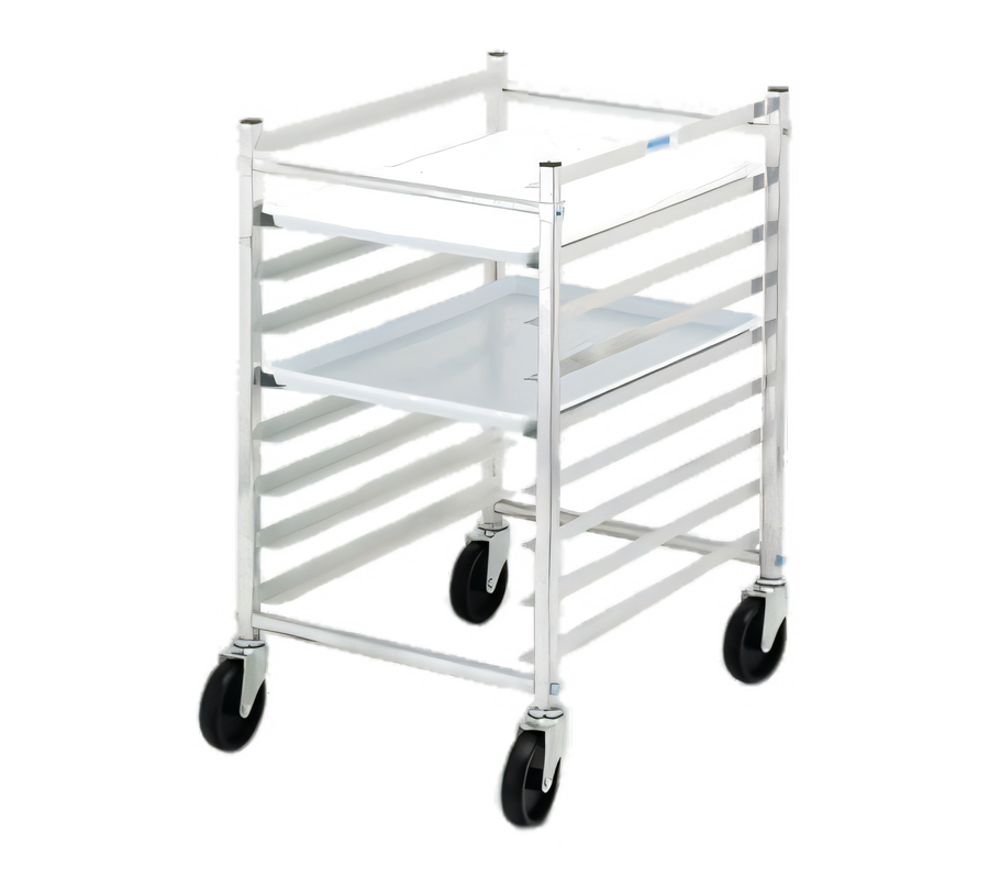 Product image #1 for Channel Manufacturing 425AKD Half-Height Knock-Down Aluminum End-Load Bun Pan Rack with Casters