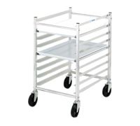 Channel Manufacturing 425AKD Half-Height Knock-Down Aluminum End-Load Bun Pan Rack with Casters