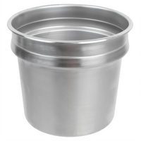 Vollrath 7-1/4 Qt Induction Ready Inset with SteelCoat x3 Non-Stick Interior for Mirage Induction Rethermalizer