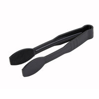 Winco 6-Inch Black Polycarbonate Flat Grip Tongs