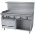 Thumbnail image #1 for Garland G Starfire Pro Series 60-Inch Gas Restaurant Range with Griddle, Standard Oven, and Storage Base