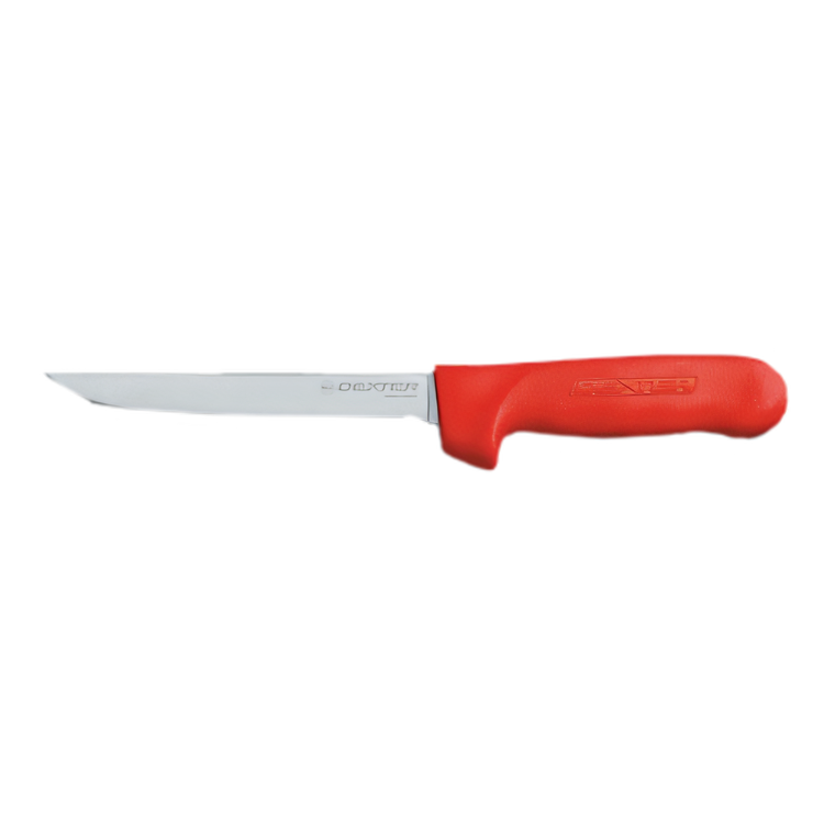 Product image #1 for Dexter Russell Sani-Safe 6-Inch Narrow Boning Knife with Red Polypropylene Handle