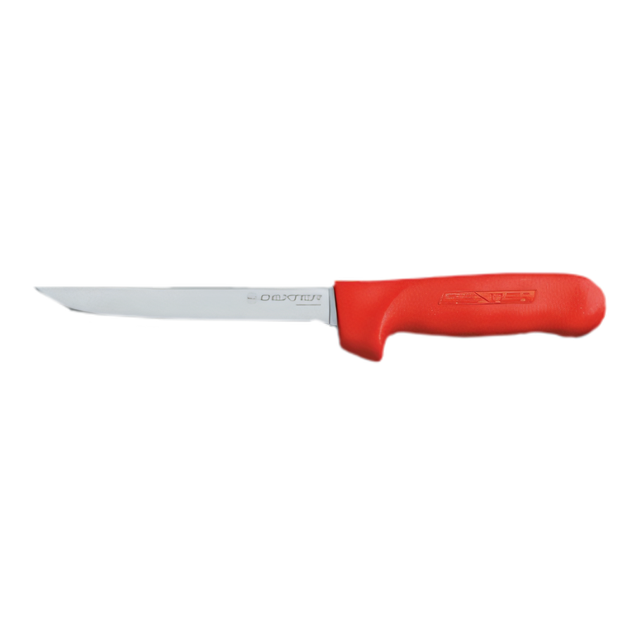 Product image #1 for Dexter Russell Sani-Safe 6-Inch Narrow Boning Knife with Red Polypropylene Handle