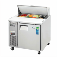 Everest Refrigeration EPR1-24 Side-Mounted Refrigerated Sandwich Prep Table, 35-5/8