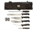 Thumbnail image #1 for Mercer Culinary BPX BBQ Competition Set II 8-Piece Knife Roll Set