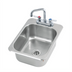 Thumbnail image #1 for Krowne 13-Inch x 17-1/2-Inch Drop-In Stainless Steel Hand Sink with Faucet
