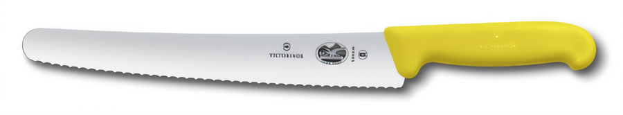 Product image #1 for Victorinox Fibrox HACCP 10-1/4 Inch Serrated Bread Knife with Yellow Slip-Resistant Handle