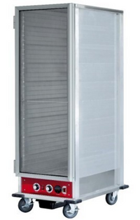 Comstock-Castle Mobile Non-Insulated Heated Proofer Cabinet, Aluminum Construction, 36 Full-Size Sheet Pan Capacity