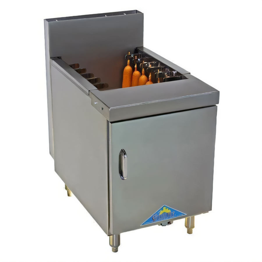 Product image #1 for Comstock-Castle Countertop Gas Corn Dog Fryer, 16-Inch Wide, Stainless Steel, 80,000 BTU