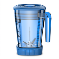 Waring The Raptor 48 oz Blue BPA-Free Copolyester Blender Container with Lid and Blade for Xtreme MX Series