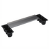 Thumbnail image #1 for Krowne SC48H-BW Underbar Partial Ice Bin Cover with 2 Plastic Bottle Wells for 48-Inch x 19-Inch Ice Bins