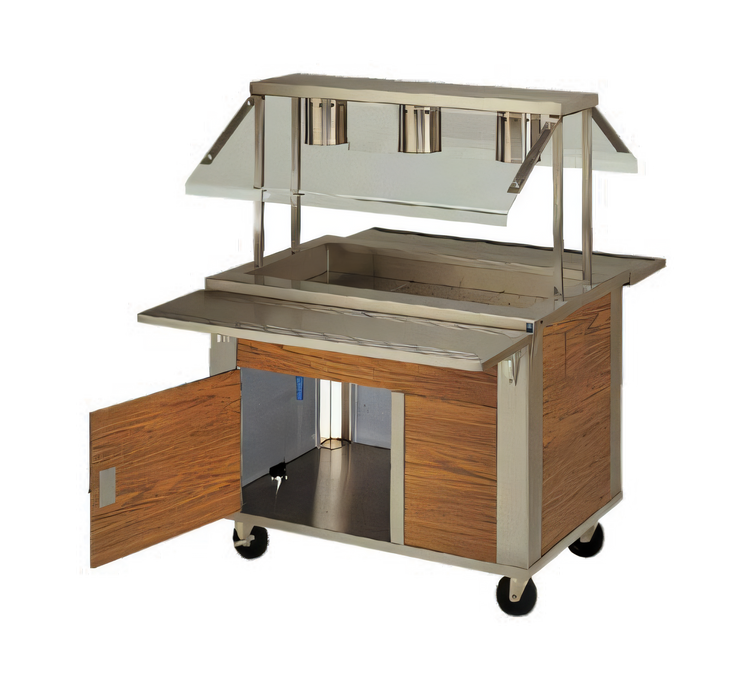 Product image #1 for DineXpress DXP3CI 3-Well Mobile Iced Cold Food Counter