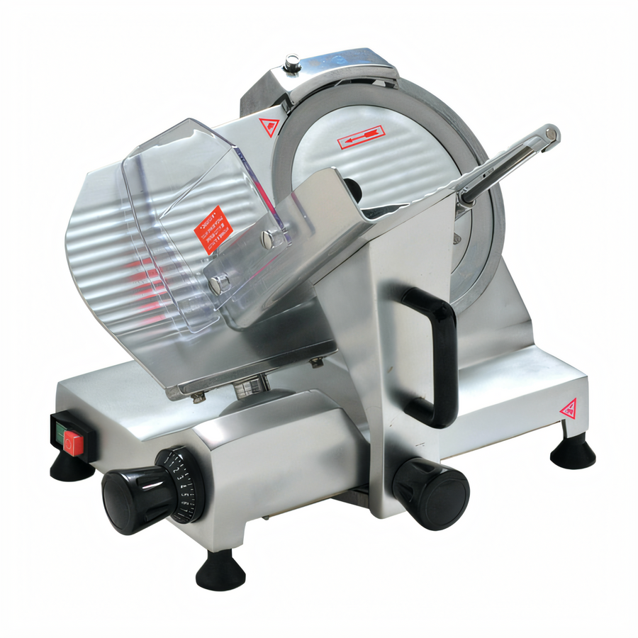 Product image #1 for Omcan Manual Gravity Feed Commercial Meat Slicer with 10-Inch Knife, 1/5 HP, 110V