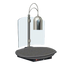 Thumbnail image #1 for Hatco Decorative Freestanding Carving Station with Round Heated Simulated Stone Base, Single Heat Lamp, Sneeze Guard, and Cutting Board