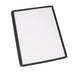Thumbnail image #1 for Winco Single Black Plastic Menu Cover for 8-1/2 x 14-Inch Paper
