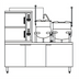 Thumbnail image #1 for Crown GCX-2-6-6 Two Compartment Gas Convection Steamer and Kettle with Cabinet Base