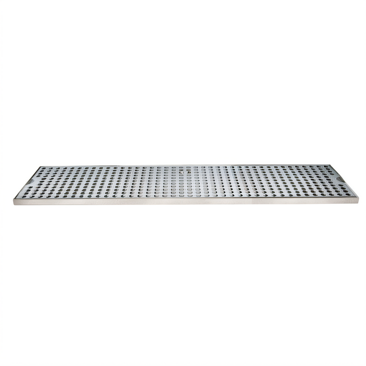 Product image #1 for Micro Matic 33-Inch Surface Mount Stainless Steel Drip Tray with Perforated Grill and Drain Nipple