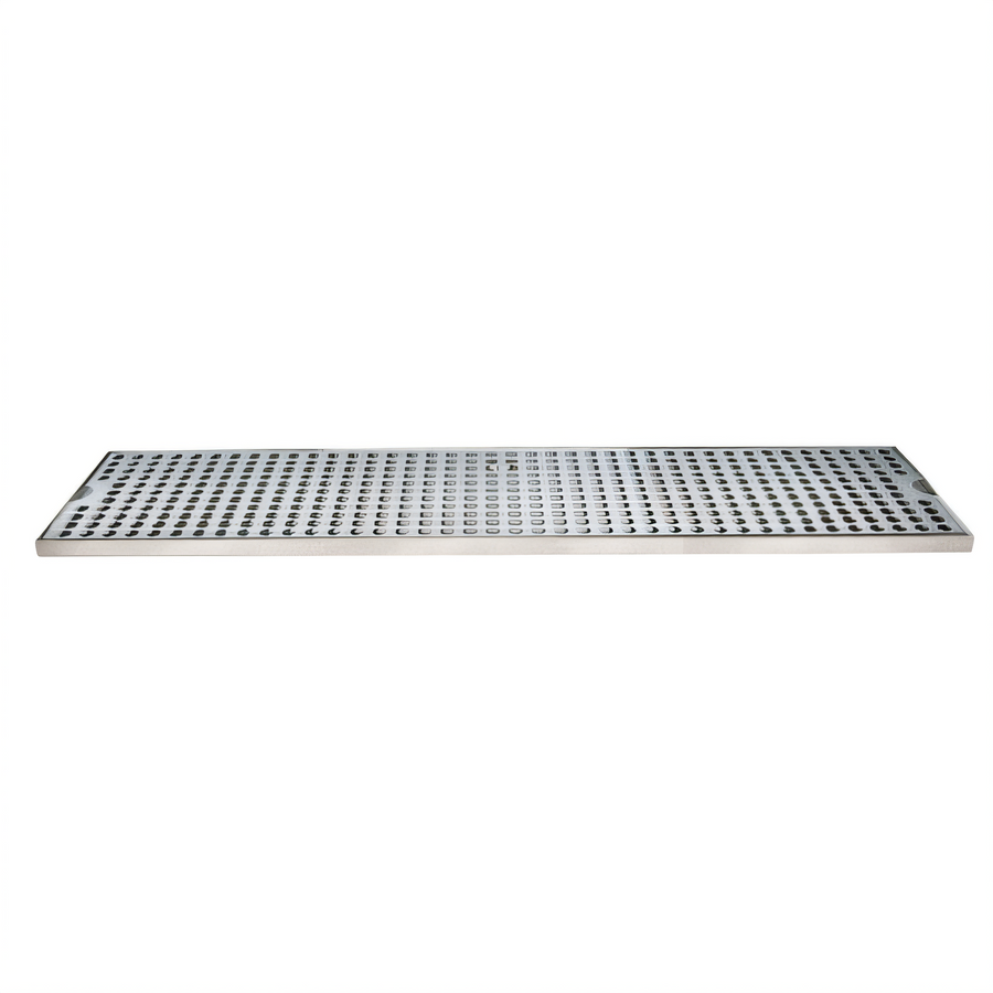 Product image #1 for Micro Matic 33-Inch Surface Mount Stainless Steel Drip Tray with Perforated Grill and Drain Nipple