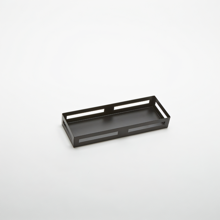 Product image #1 for American Metalcraft Rectangular Multi-Function Buffet Riser, 14-5/8 x 5-1/8 x 2 Inch, Black