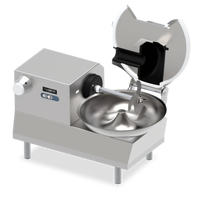 Trento Commercial Horizontal Stainless Steel Bowl Cutter, 20 lb. Capacity, 2 HP, 120V