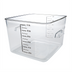 Thumbnail image #1 for Rubbermaid Space Saving 12-Quart Square Clear Polycarbonate Food Storage Container