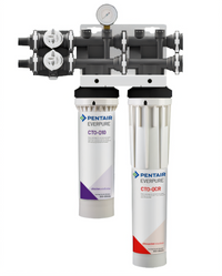 Everpure QT1+CR Dual-Cartridge Steam & Combi Oven Water Filter System