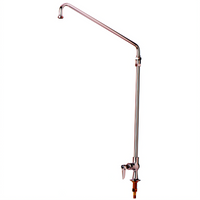 T&S Brass Single Pantry Deck-Mounted Faucet with 6-Inch Swing Nozzle and Lever Handle
