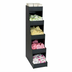 Thumbnail image #1 for Dispense-Rite Vertical Countertop 5-Compartment Condiment Organizer, Black Polystyrene
