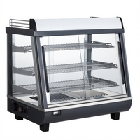 BakeryXpress 27-Inch Heated Countertop Self-Service Hot Food Display Case