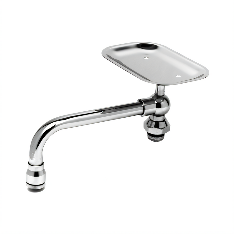 Product image #1 for T&S Brass 8-Inch Swing Nozzle Assembly with Soap Dish