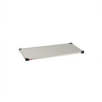 Metro Super Erecta 48 Inch x 24 Inch Solid Stainless Steel Shelf with Raised Ship's Edge