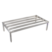 John Boos 1-Tier Stainless Steel Dunnage Rack, 59 x 24 x 12 Inches