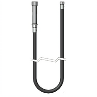 68 Inch Reinforced PVC Replacement Hose Assembly with Heat-Resistant Handle