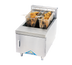 Thumbnail image #1 for Comstock-Castle Countertop Gas Fryer, 15 lb Fat Capacity, Stainless Steel, 18,000 BTU