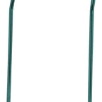 Thumbnail image #1 for Quantum UH21P U-Handle for Commercial Cart, 21"W x 31-1/2"H, Green Epoxy Antimicrobial Finish