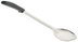 Thumbnail image #1 for Winco 15-Inch Solid Stainless Steel Basting Spoon with Stop Hook and Black Insulated Polypropylene Handle