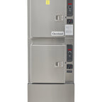 Thumbnail image #1 for Cleveland Range Gemini 24CGA10.2 Pressureless Gas Convection Steamer, 2 Compartments, 5-Pan Capacity per Compartment, 24-Inch