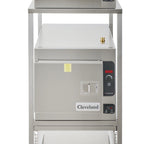 Thumbnail image #1 for Cleveland Range Steamcraft (2) 21CET8 Double-Compartment Electric Convection Steamer with Stand, Digital Timed/Manual Controls, Stainless Steel