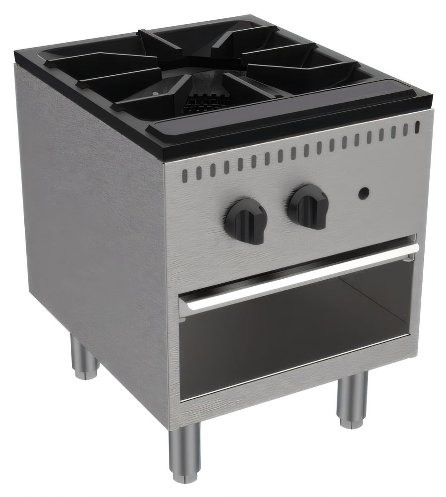 Product image #1 for Serv-Ware 18-Inch Single 3-Ring Burner Liquid Propane Stock Pot Range