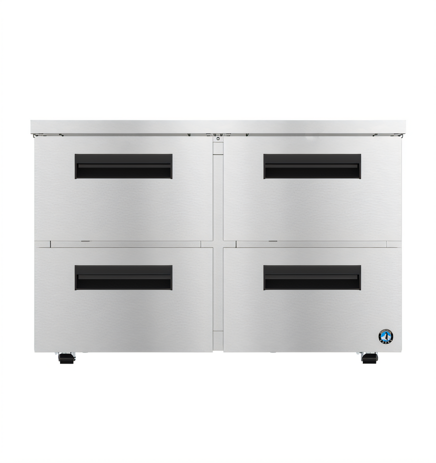 Product image #1 for Steelheart 48-Inch Two-Section Undercounter Freezer with 4 Stainless Steel Drawers