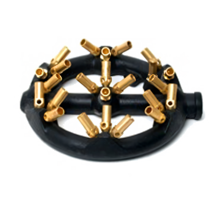 Product image #1 for Town Equipment 226800/P 23-Tip Propane Jet Burner with Pilot for 13" or 16" Chambers