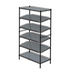 Thumbnail image #1 for Metro qwikSLOT 6-Tier To-Go Order Pick-Up Station with Adjustable Angled Shelves