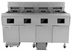 Thumbnail image #1 for Frymaster FilterQuick Oil-Conserving 4-Vat Electric Fryer Battery with 30-lb. Frypots