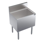 Thumbnail image #1 for Krowne Royal Series KR19-24-10 Built-In Underbar Ice Bin/Cocktail Unit with 10-Circuit Cold Plate, 74-Lb. Capacity, 12-Inch Deep Stainless Steel Bin