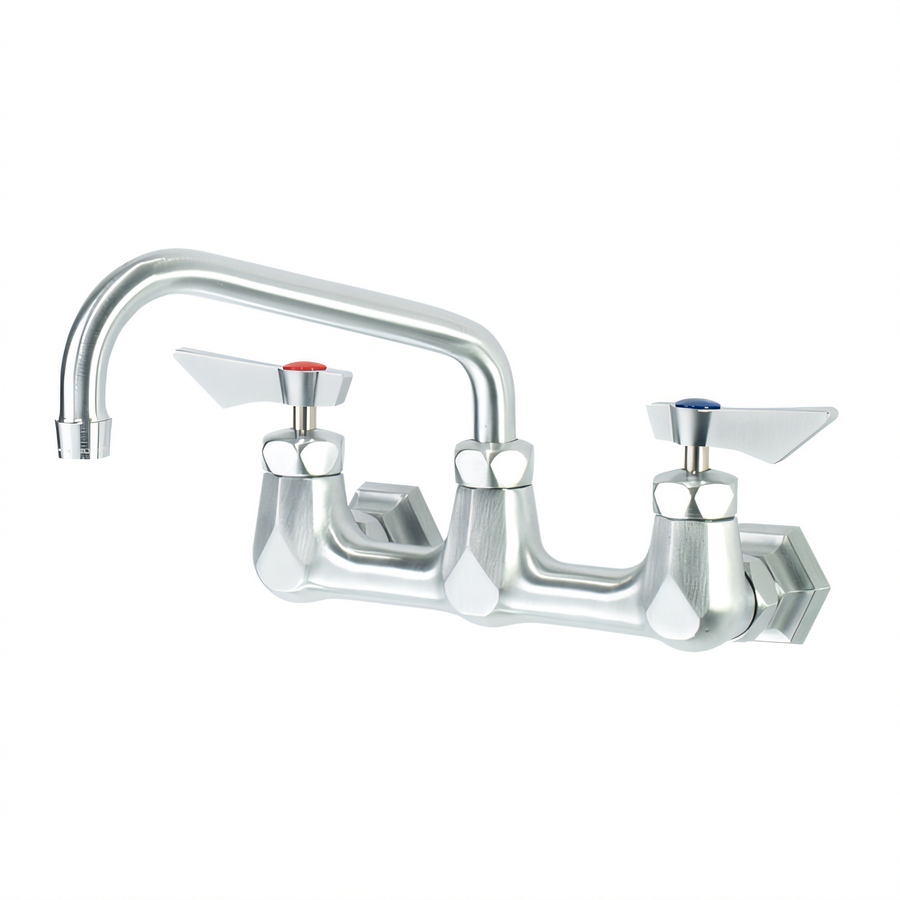 Product image #1 for Krowne Diamond Series 8-Inch Center Wall-Mount Faucet with 6-Inch Swing Spout