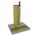 Thumbnail image #1 for Glastender Countertop Air-Cooled Single-Faucet Column Draft Dispensing Tower, Polished Brass Finish