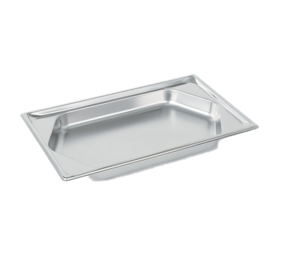 Product image #1 for Vollrath Super Pan® Super Shapes Full-Size Solid Hexagon Hotel Pan, 5.8 Quart, 22-Gauge Stainless Steel